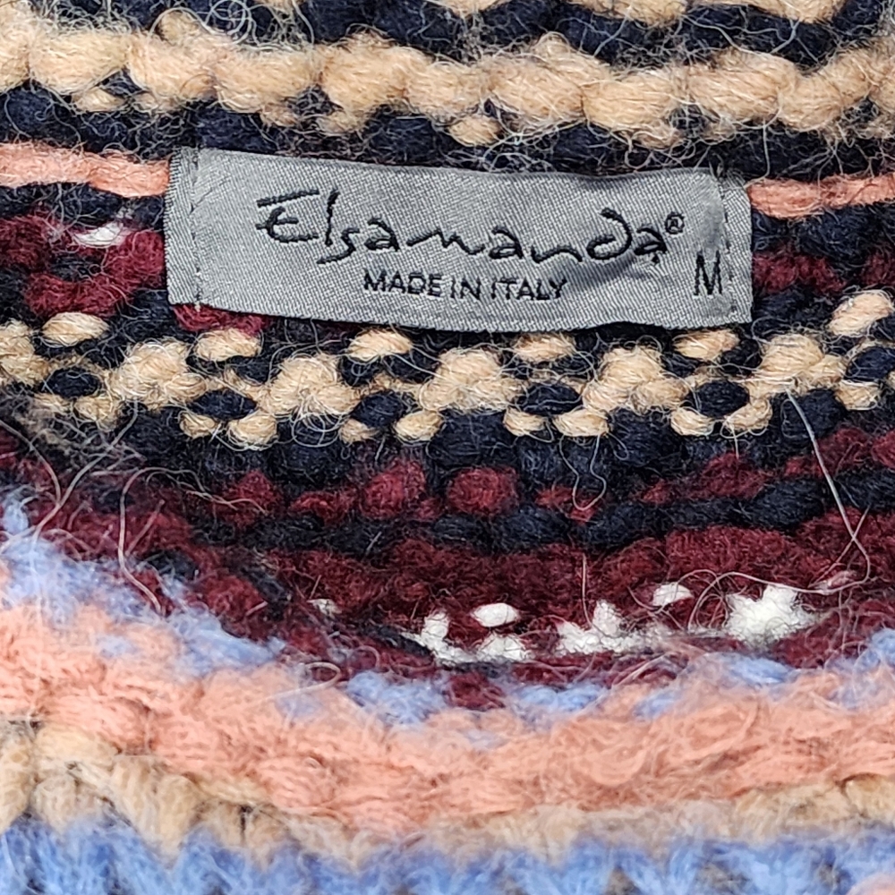 *SOLD* | ELSAMANDA | Italian Wool Sweater | Medium | Anthropologie - Picture 3 of 9